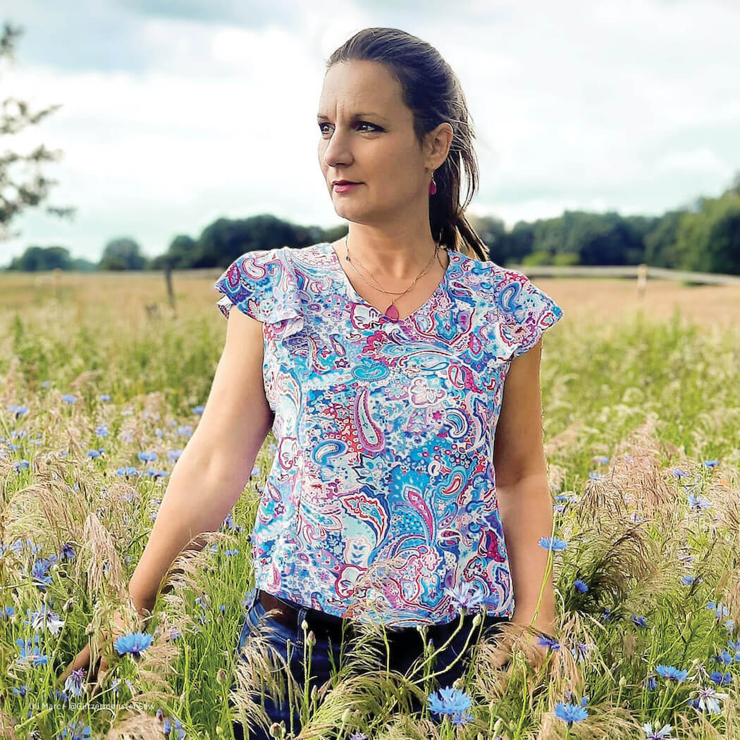 Schnittmuster für Blusen - stylische Boho Bluse nähen