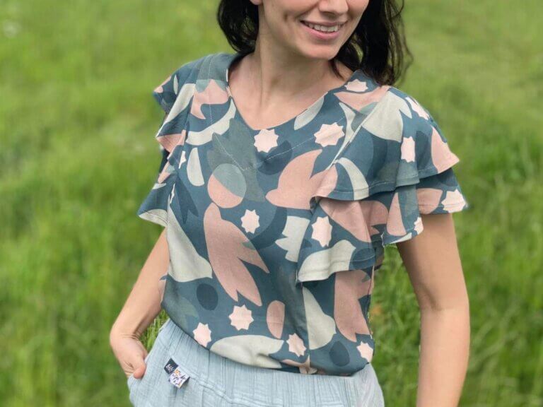 Schnittmuster Bluse Boho-Stil