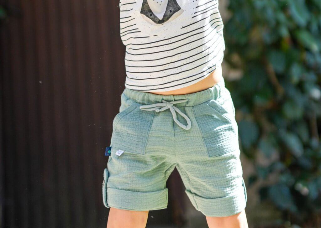 Schnittmuster kurze Hose für Kinder – Sommer-Shorts mit Gummibund