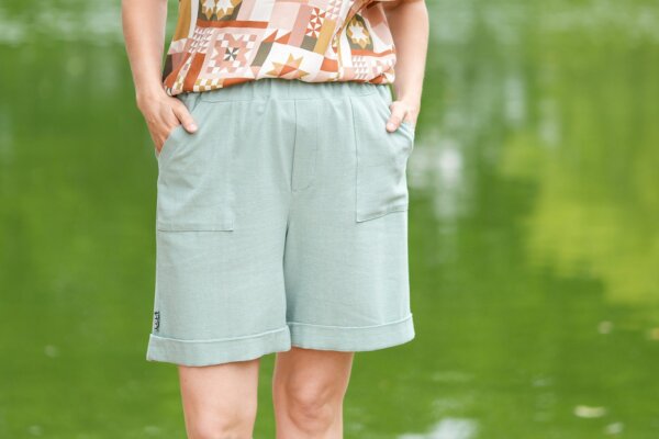 Perfekten Saumaufschlag an Damenshorts einnähen