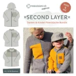 Damen & Kinder Fleecejacke Schnittmuster Bundle